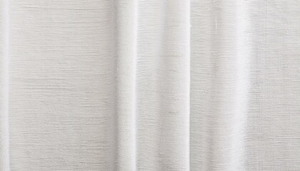 Wall Mural - white linen fabric texture or background vertical shape