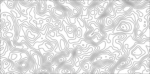 Wall Mural - Topographic map and landscape terrain texture grid. Modern design with White background with topographic wavy pattern design. Organic Waves and Geometric Lines Form a Minimalist Background with 