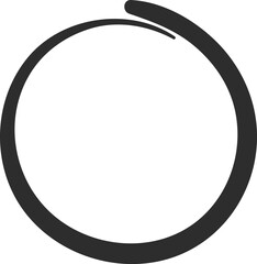 Poster - simple yet effective loading symbol featuring a circular design, representing ongoing operation, buf