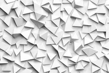 Wall Mural - Abstract white triangles background, modern design concept, for graphic design