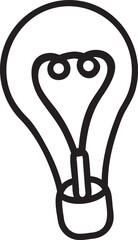Poster - Light bulb filament forming a heart shape symbolizes love for new ideas, creativity, and innovative thinking, radiating inspiration and passion in a modern design