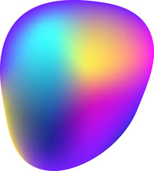Poster - Creating a smooth gradient, blending vibrant shades of blue, yellow, and purple into a colorful abstract background, ideal for modern and dynamic design projects
