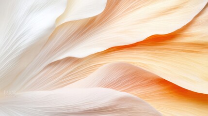 Poster - Detailed Surface of a Delicate Flower Petal with Gentle Color Gradients and Soft Textures