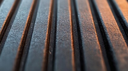 Poster - Close-Up Detail of Fine Texture on a Metal Key Against a Beautiful Bokeh Background