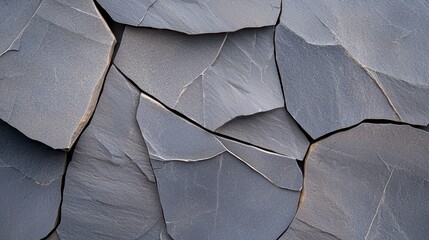 Poster - Detailed Close-Up of Smooth Pebble Texture Featuring Visible Mineral Patterns and Unique Surface Variations