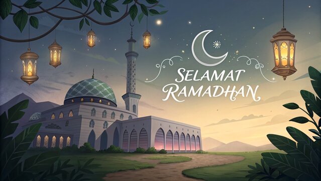 Ramadan fasting greetings, selamat ramadan