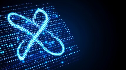 abstract digital network connection