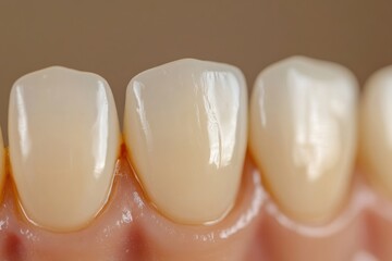 Poster - Before and after teeth whitening results showcasing the transformation of a smile for brighter and whiter teeth. Generative AI