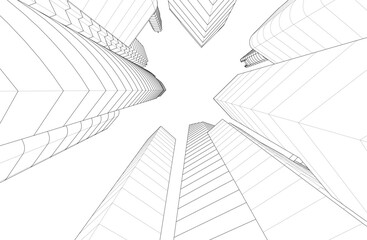 Wall Mural - architecture building. design background vector illustration