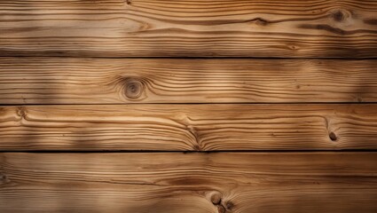 Poster - Natural pine wood plank texture with warm tones for rustic backgrounds and design elements. Ideal for various creative projects.