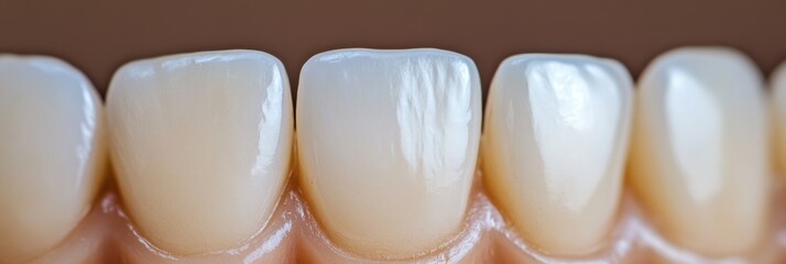 Poster - Before and after whitening effects captured in a close up of teeth to showcase dental transformation and smile enhancement. Generative AI