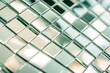 © World of AI - green mirrorball tiles shiny background for St Patricks