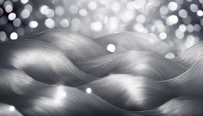 elegant shiny silver bokeh sparkle party invitation background