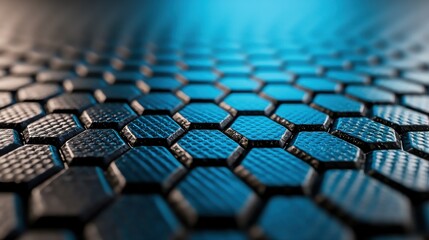 Poster - Textured Carbon Fiber Surface in Cinematic Shot