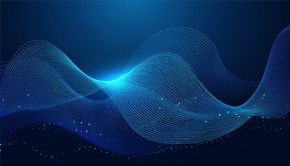  abstract dynamic wave flow mesh particles illustration futuristic network technology background design for banner wallpaper futuristic digital datum network and science concept