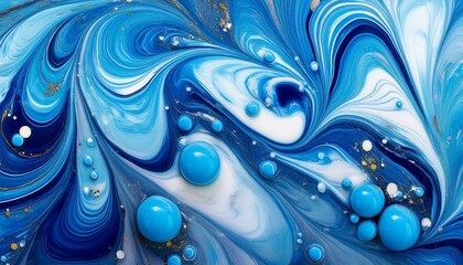 Wall Mural - abstract blue background