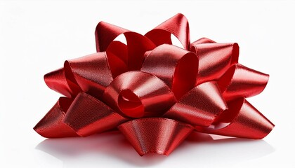 Wall Mural - red gift bow