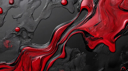 Poster - An abstract digital artwork featuring flowing geometric shapes, dynamic lines, and contrasting shades against a black background, symbolizing modernity, transformation, and complexity.

