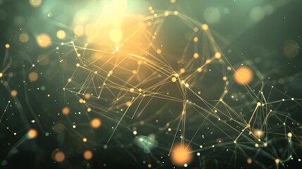 Abstract coding concept with glowing lines and symbols, symbolizing innovation and digital transformation.