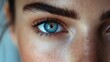 © MK - Closup of Blue Eye Gaze