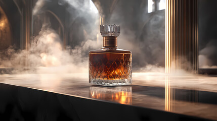 Wall Mural - whiskey smoke cocktail