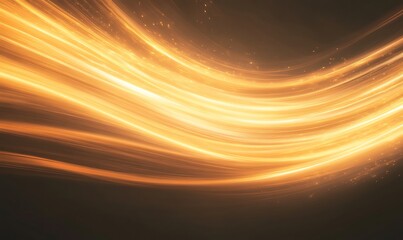 Aufkleber - This image features vibrant orange and golden light trails, creating a dynamic and eye-catching visual effect.