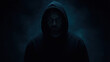 © whoisrizky - scary man in the dark generative ai