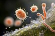 © Atlas Studio - Microorganisms in close-up view exhibit unique structures and behaviors in a detailed environment