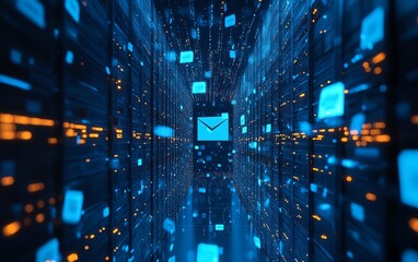Poster - Digital document management technology in a compliance and governance setting, highlighting secure access, organization, and realtime data handling