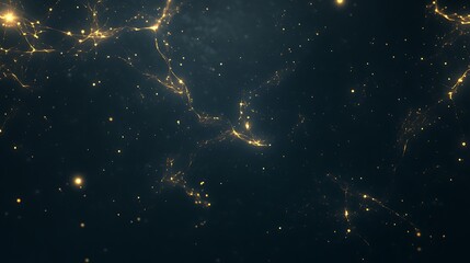 Poster - Visually stunning abstract image representing a neural network concept with a modern artistic flair.