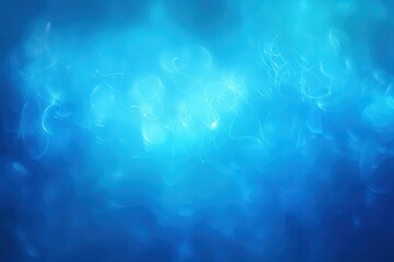 Wall Mural - Soft Blue Abstract Background with Shapes and Light Emphasis