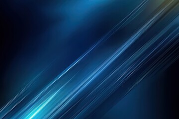 Wall Mural - abstract blue light streaks on dark background for modern design