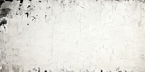 Poster - A white background with black and white splatters