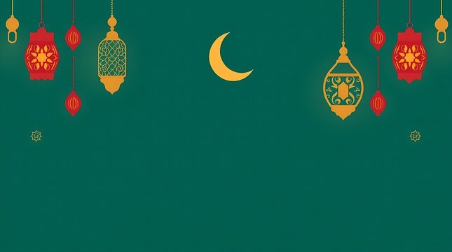 Islamic greeting card with ramadan kareem calligraphy and islamic ornament mosque vector design background