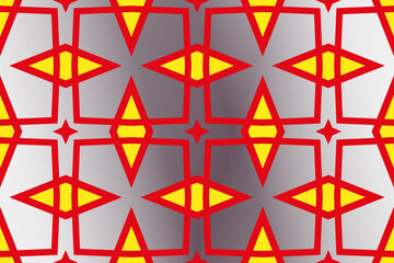 Fototapete - Set of geometric seamless patterns. Cute abstract geometric textures. Simple pattern design