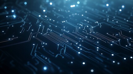 Poster - Futuristic manufacturing backdrop ideal for technology, innovation, and industrial-themed projects.