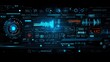 © Tung's companion - Futuristic Technology HUD Interface Digital Dashboard with Data Visualizations