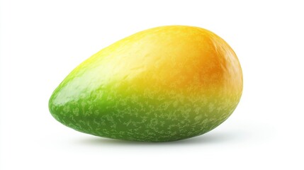 Wall Mural - Ripe mango, studio shot, white background, food photography