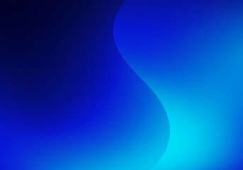 Wall Mural - the modern design of this blue gradient background is enhanced by a flowing wave, creating a sense o