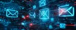 © idharmaian - Digital Email Flow Cyberspace Network Data Stream (1)