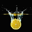 © tony - Orange, beverage, lemon, splash, dance, pattern, cool, advertisement