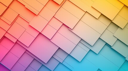 Poster - Abstract Patterns of Semiconductor Wafer Concept, Abstract Semiconductor Wafer Patterns with Complex Crisscross Design in Soft Color Gradients