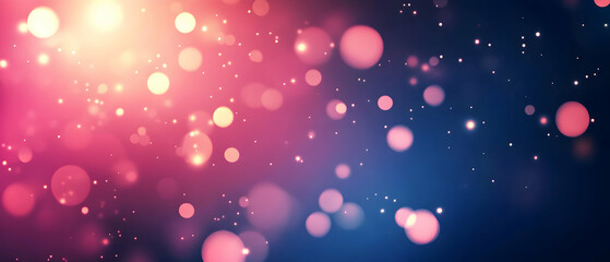 Poster - technology background with dots and lines, a blue gradient, vector illustration
