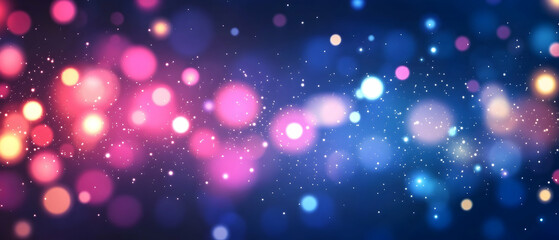 Poster - technology background with dots and lines, a blue gradient, vector illustration