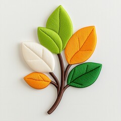 Wall Mural - Minimalist blank white embroidered wall with clean design and no distractions for a modern aesthetic