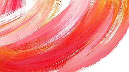 Poster - Abstract Red and Orange Acrylic Paint Swirls