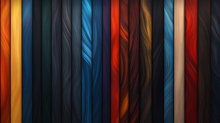 Poster - Abstract Colorful Swirls: A Vibrant Tapestry of Hues and Textures