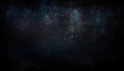 Poster - dark textured abstract background with deep blue and black tones, perfect for use in artistic design, branding, or digital projects