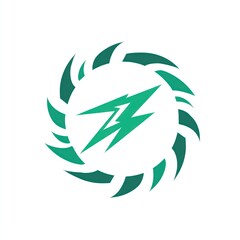 Poster - Abstract electric symbol design