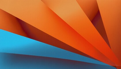 Aufkleber - vibrant gradient fabric texture with orange and blue curves, colorful abstract design for modern decor